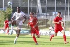 3. Liga; FC Ingolstadt 04 - Trainingslager, Testspiel, FC Kottern; Zweikampf Kampf um den Ball Daouda Beleme (9, FCI)