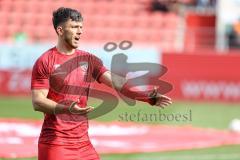 3. Liga; FC Ingolstadt 04 - SSV Ulm; Linus Rosenlöcher (19, FCI) vor dem Spiel