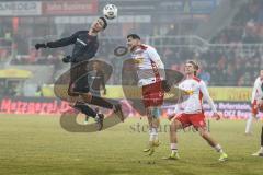 3. Liga; SSV Jahn Regensburg - FC Ingolstadt 04; Georgios Antzoulas (6, FCI) Kopfball