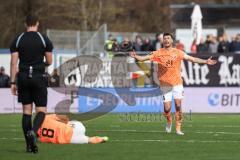 3. Liga; SSV Ulm 1846 - FC Ingolstadt 04; ärgert sich Lukas Fröde (34, FCI)