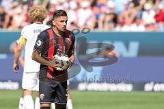 3. Liga; FC Ingolstadt 04 - TSV 1860 München; Elfmeter Pascal Testroet (37, FCI) Tor Jubel Treffer Anschlusstreffer 1:2