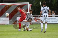 Toto-Pokal - VfB Forstinning - FC Ingolstadt 04; Zweikampf Kampf um den Ball Lukas Fröde (34, FCI)