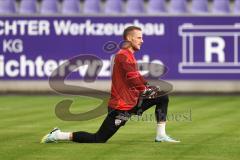 3. Liga; Erzgebirge Aue - FC Ingolstadt 04; vor dem Spiel Torwart Marius Funk (1, FCI)