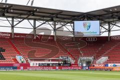3. Liga; FC Ingolstadt 04 - SC Verl; Schanzengeber Sondertrikot Inklusion Charity Kabine Spieler