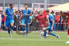 3. Liga; Testspiel; FC Ingolstadt 04 - 1. FC Heidenheim; Mattis Hoppe (2, FCI) Schöppner Jan (3 HDH) Zweikampf Kampf um den Ball