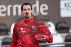 3. Liga; SC Verl - FC Ingolstadt 04; vor dem Spiel Torwart Kai Eisele (25, FCI)