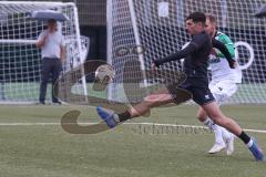 *** Bayernliga Nord - Saison 2025/26 - *** FC Ingolstadt 04 II - SC Eltersdorf - Der 1:0 Führungstreffer durch Ognjen Draculic (Nr.9 - FC Ingolstadt II) - jubel -  - Andre Karmann weiss Eltersdorf  - Foto: Meyer Jürgen