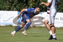 Kreisliga
 - Saison 2024/25- TSV Oberh./Unterhaunstadt - SV Kasing-  - Der 2:0 Führungstreffer durch Ramazan Kumaz blau Oberh.Unterhaunstadt - jubel - Foto: Meyer Jürgen