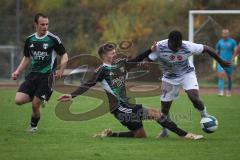Bezirksliga - Saison 2026/27 - TSV Gaimersheim - FC Türk Sport Garching - Baldwin Wilson weiss Garching - Marcus Keilwerth schwarz Gaimersheim -  Foto: Meyer Jürgen