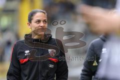 3. Liga; Alemannia Aachen - FC Ingolstadt 04; vor dem Spiel Cheftrainerin Sabrina Wittmann (FCI)