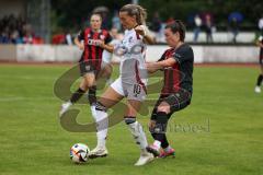 2. Bundesliga Frauen - Saison 2024/25 - FC Ingolstadt 04 Frauen - 1. FC Nürnberg - Desic Medina weiss Nürnberg - Anna-Lena Fritz (Nr.19 - FCI Frauen) - Foto: Meyer Jürgen