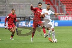 3. Liga; FC Ingolstadt 04 - TSG Hoffenheim II; Fredrik Carlsen (8, FCI) Reisig Ruben (17 TSG)