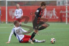 2. Bundesliga Frauen - Saison 2024/25 - FC Ingolstadt 04 Frauen - HSV - Stefanie Reischmann (Nr.24 - FCI Frauen) - Meyer Christin weiss HSV - Foto: Meyer Jürgen