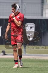 * Testspiel - Saison 2025/26 - FC Ingolstadt 04 - SpVgg Bayreuth - Ognjen Draculic (Nr.30 - FC Ingolstadt 04) mit Kopfverband - XXXXX - Foto: Meyer Jürgen