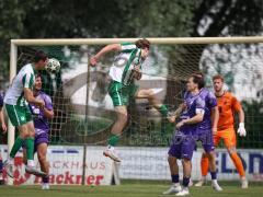 Landesliga - Freundschaftsspiel - Saison 2026/27 - SV Manching - TSV Karteth-Lappersdorf - Dominik Juric (Nr.18 - SV Manching) Peter Sebastian TW Kareth - Lappersdorf  - XXXXX - Foto: Meyer Jürgen