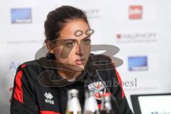 3. Liga; SC Verl - FC Ingolstadt 04; Pressekonferenz Cheftrainerin Sabrina Wittmann (FCI) Interview