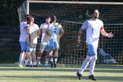 Kreisklasse - Saison 2024/25- SV Oberstimm - ST Scheyern-  -  Der 1:0 Führungstreffer durch - Ibrahim Büyükpinar Oberstimm - jubel - Foto: Meyer Jürgen