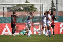 DFB—Pokal 1. Hauptrunde -  Saison 2026/27  - FC Ingolstadt 04 Frauen - 1. FSV Mainz 05 - Der 1:1 Ausgleichstreffer - Torwart Anna-Lena Daum (Nr.22 - FCI Frauen) - Foto: Meyer Jürgen