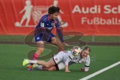 2. Bundesliga Frauen - Saison 2025/26 - FC Ingolstadt 04 Frauen - FSV Mainz - Nina Penzkofer (Nr.29 - FC Ingolstadt Frauen I) - Donner Anna blau Mainz - Foto: Meyer Jürgen