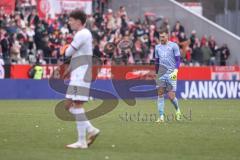 3. Liga; Rot-Weiss Essen - FC Ingolstadt 04; Spiel ist aus Niederlage, hängende Köpfe 2:0 Tim Heike (9, FCI) Torwart Boevink Pelle (26 FCI)