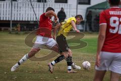 A-Klasse -  Saison 2026/27 - TSV Unsernherrn - FC Wackerstein/Dünzing - Andreas Puschnig rot Unsernherrn - Vasile Suliciu gelb Wackerstein/Dünzing - Foto: Meyer Jürgen
