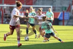 2. Frauen-Bundesliga; FC Ingolstadt 04 - SC Sand; Meißner Thomas (8 S05) Keitel Theresa (7 FCI)