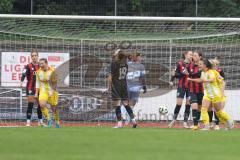 2. Bundesliga Frauen - Saison 2024/25 - FC Ingolstadt 04 Frauen - FC Union Berlin - Der 0:1 Führungstreffer durch Eleni Markou Berlin - jubel - Torwart Anna-Lena Daum (Nr.22 - FCI Frauen) - Foto: Meyer Jürgen