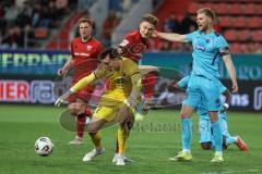 3. Liga; FC Ingolstadt 04 - FC Viktoria Köln; Jasper Maljojoki (23, FCI) Torwart Schulz Arne (27 VK) Dietz Lars (2 VK)