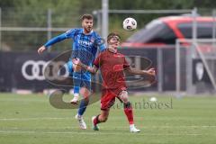3. Liga; Testspiel; FC Ingolstadt 04 - 1. FC Heidenheim; Niehues Julian (16 HDH) Frederik Christensen (11, FCI) Zweikampf Kampf um den Ball