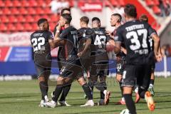 3. Liga; FC Ingolstadt 04 - Rot-Weiss Essen; Ausgleich 2:2 Max Besuschkow (17, FCI) Simon Lorenz (32, FCI) Niclas Dühring (18, FCI) Felix Keidel (43, FCI) Marcel Costly (22, FCI) Lukas Fröde (34, FCI)