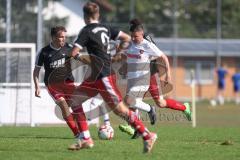 Kreisklasse - Saison 2024/25- TSV Gaimersheim II - SV Buxheim-  - Maximilian Crusius weiss Buxheim - Franz Reinwald schwarz Gaimersheim - Foto: Meyer Jürgen