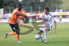 Toto-Pokal; SV Hutthurm - FC Ingolstadt 04; Daouda Beleme (9, FCI) Zweikampf Kampf um den Ball