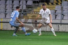 Toto-Pokal 2024; TürkGücü München - FC Ingolstadt 04; Felix Keidel (43, FCI) Kurija, Dominik (TGM)