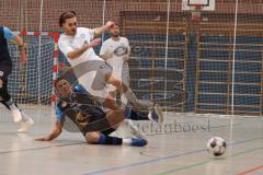 Futsal - Saison 2024/25- MTV Ingolstadt - 1860 München - Daniel Kovacevic schwarz München - Krenar Emini weiss MTV - Foto: Meyer Jürgen