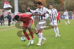 3. Liga; TSV Havelse - FC Ingolstadt 04; Zweikampf Kampf um den Ball Fredrik Carlsen (8, FCI) Nduka Donald (27 TSV) Nishan Velupilay (28 FCI)