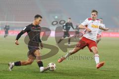 3. Liga; SSV Jahn Regensburg - FC Ingolstadt 04; Seidel Nick (33 SSV) Marcel Costly (22, FCI)