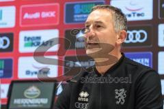 3. Liga; FC Ingolstadt 04 - MSV Duisburg; Pressekonferenz Interview Cheftrainer Achim Beierlorzer (FCI)