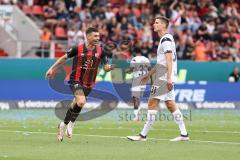 3. Liga; FC Ingolstadt 04 - SV Waldhof Mannheim; Tor Jubel Treffer 1:0 Felix Keidel (43, FCI) Thalhammer Maximilian (31 SVWM)