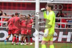 3. Liga; FC Ingolstadt 04 - SV Waldhof Mannheim; Tor Jubel Treffer Yann Sturm (7, FCI) Torwart Nijhuis Thijmen (1 SVWM) Emre Gül (5, FCI) Fredrik Carlsen (8, FCI) Max Plath (14 FCI) Marcel Costly (22, FCI)