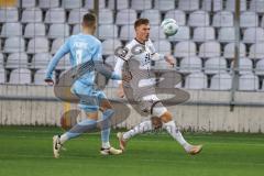 Toto-Pokal 2024; TürkGücü München - FC Ingolstadt 04; Benjamin Kanuric (8, FCI) Hoppe, Benedikt (8TGM)