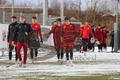 3. Liga - Saison 2025/26 - FC Ingolstadt 04 - Trainingsauftakt nach der Winterpause - Die Mannschaft kommt zum Training - Max Plath (Nr.14 - FCI) - Foto: Meyer Jürgen