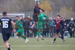 Bayernliga Nord - Saison 2024/25 - FC Ingolstadt 04 II - VFB Eichstätt - Luca Lechner (Nr.5 - FCI U21) - Timo Weglehner grün Eichstätt - Foto: Meyer Jürgen