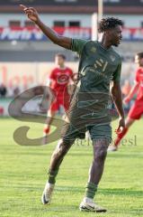 Toto - Pokal - Saison 2024/25 - TSV Lohr - FC Ingolstadt 04 - Bryang Kayo (Nr.48 - FCI) schießt ein Tor - jubel -  - XXXXX - Foto: Meyer Jürgen