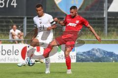 3. Liga; FC Ingolstadt 04 - Trainingslager, Testspiel, FC Kottern; Zweikampf Kampf um den Ball Marcel Costly (22, FCI)