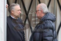 3. Liga - Saison 2025/26 - FC Ingolstadt 04 - Energie Cottbus - Geschäftsführer Dietmar Beiersdorfer (FCI) - Vorsitzender des Vorstandes Peter  Jackwerth (FCI) - Foto: Meyer Jürgen