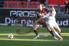 3. Liga - Saison 2024/25 - FC Ingolstadt 04 - 1. FC Saarbrücken - XXXXX - Pascal Testroet (Nr.37 - FCI) - Foto: Meyer Jürgen