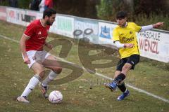 A-Klasse -  Saison 2026/27 - TSV Unsernherrn - FC Wackerstein/Dünzing - Yasir Celebi gelb Wackerstein/Dünzing - Fedi Ammar rot Unsernherrn - Foto: Meyer Jürgen