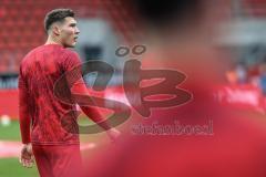 3. Liga; FC Ingolstadt 04 - TSG Hoffenheim II; vor dem Spiel Jonas Scholz (15, FCI)