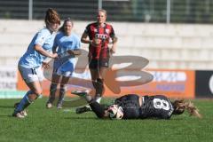 2. Bundesliga Frauen - Saison 2024/25 - FC Ingolstadt 04 Frauen - SG 99 Andernach - Ivana Slipcevic (Nr.8 - FCI Frauen) - Krump Leonie blau Andernach - Foto: Meyer Jürgen