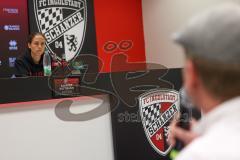 3. Liga - Saison 2024/25 - FC Ingolstadt 04 - SV Wehen Wiesbaden - PK nach dem Spiel - Cheftrainerin Sabrina Wittmann (FCI) - XXXXX - Foto: Meyer Jürgen